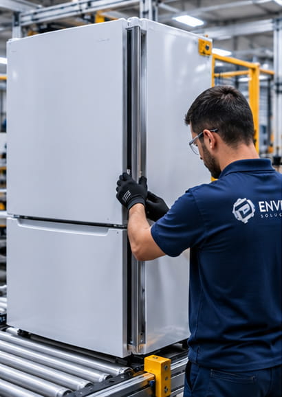 Linha de Montagem de Refrigeradores